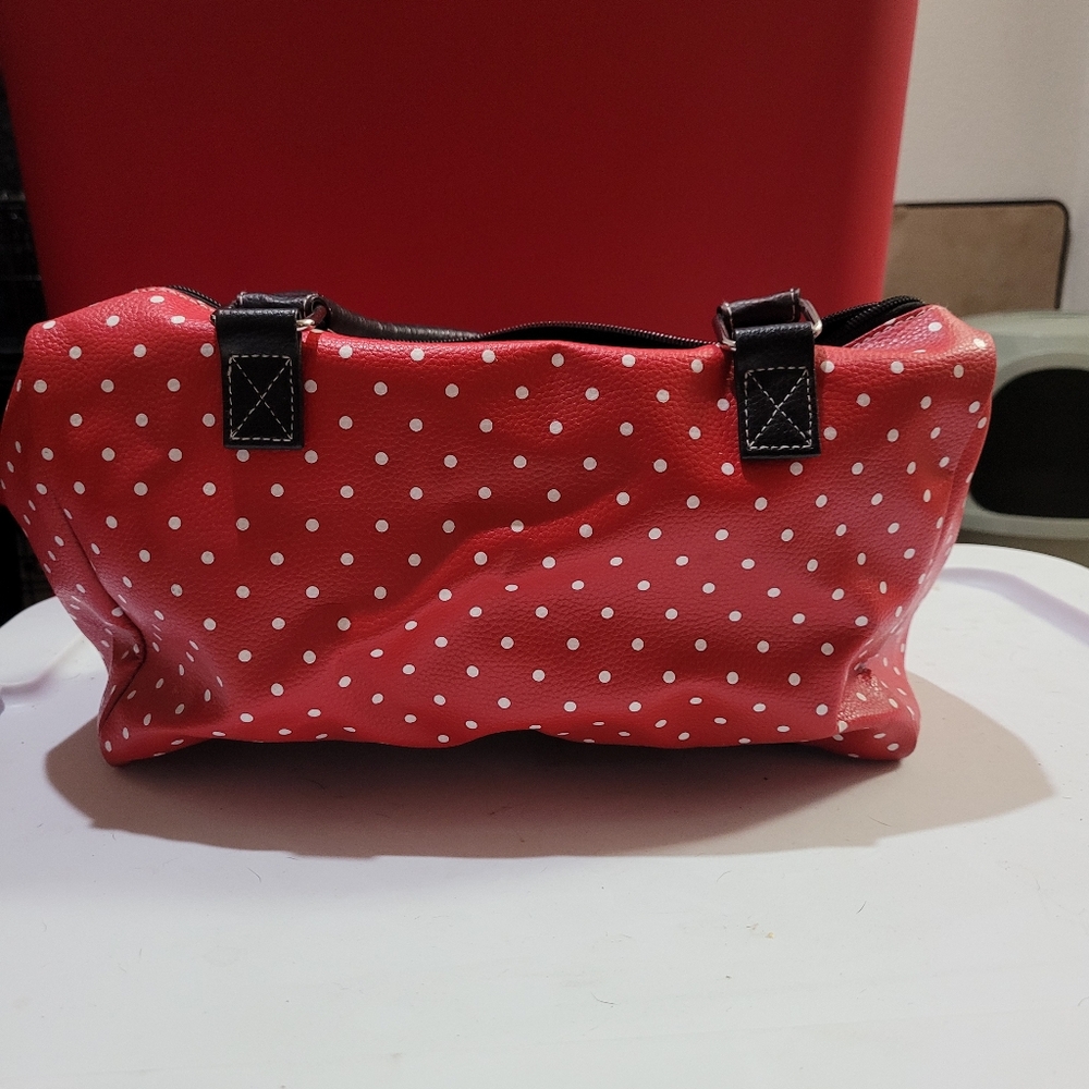 Disney Parks Red with White Polka Dots Minnie Mouse Purse - Picture 4 of 7